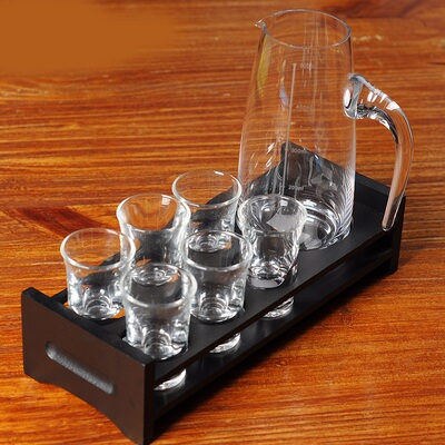 彩色组合杯架套装分酒器