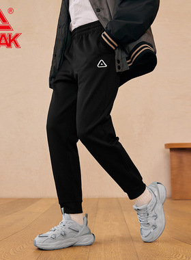 匹克RIGH系列丨针织加绒运动长裤女2026春季新款防风保暖长裤子