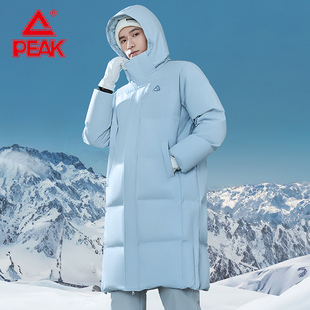 防风保暖运动外套羽绒服 羽绒服情侣新款 匹克RIGHT系列正品 中长款