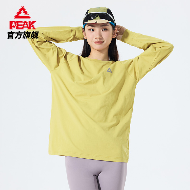 匹克采风丨速干防晒T恤长袖男秋冬新款卫衣跑步服休闲骑行上衣女