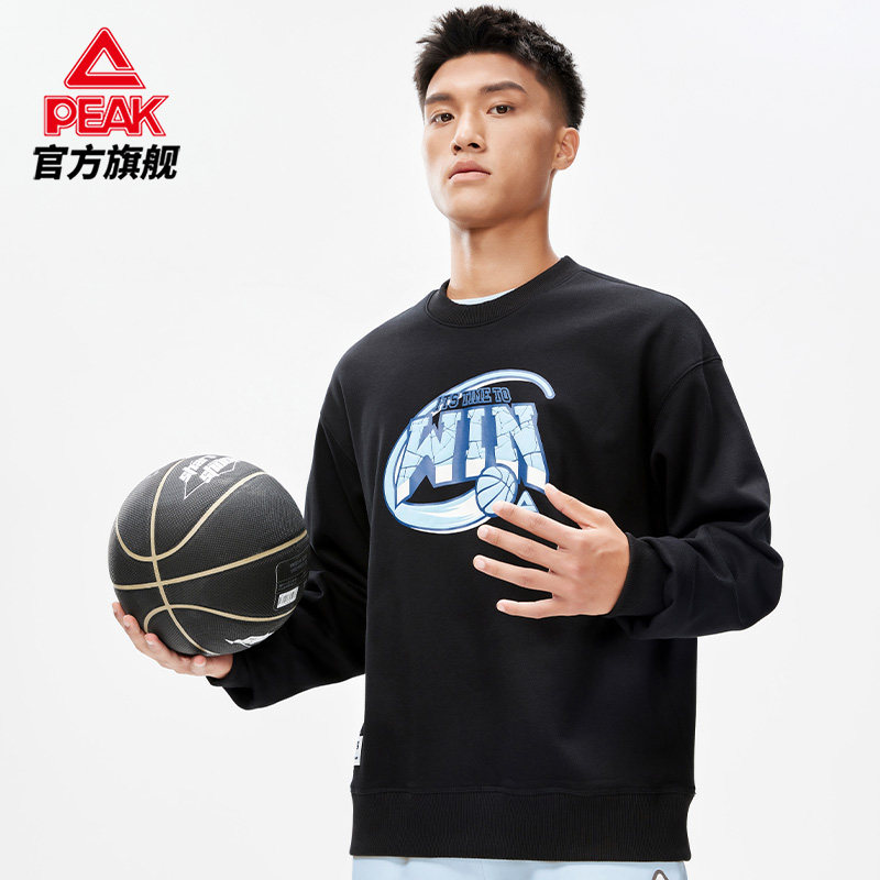 科技長袖衛衣匹克圓領