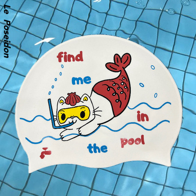 硅胶泳帽成人加大长发可爱原创