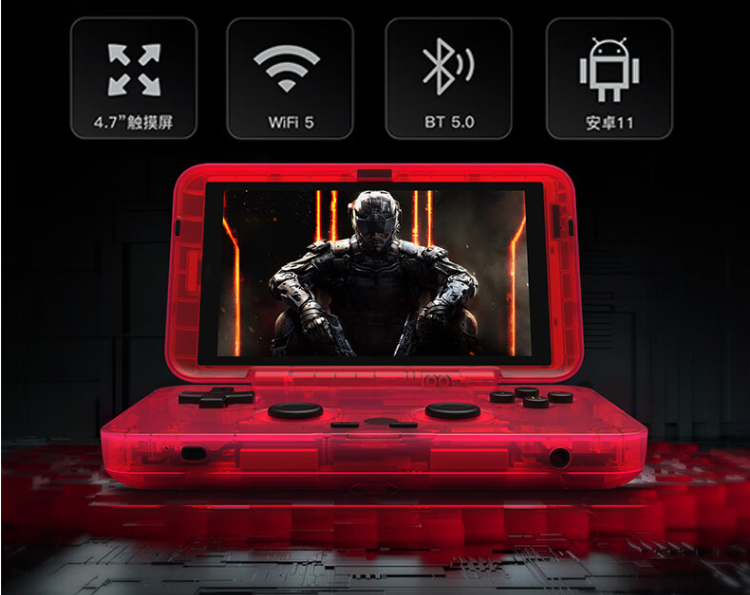 适用于Retroid Pocket Flip翻盖掌机手机屏幕高清防刮防指纹防爆膜纤维钢化膜防摔防蓝光膜