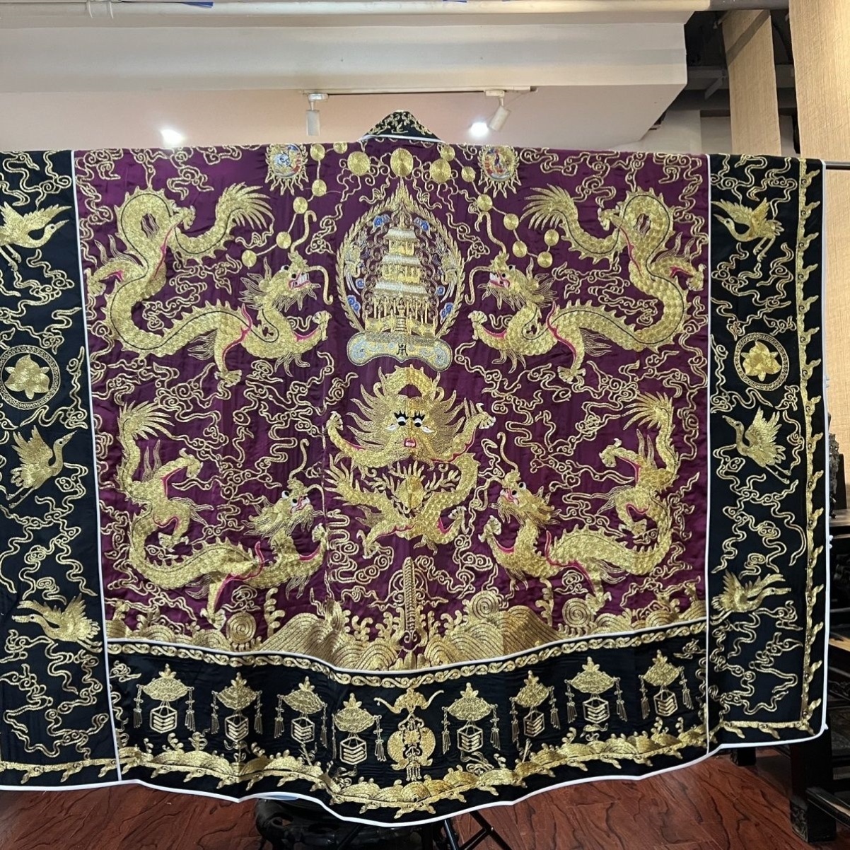 特卖道士服全金仿手工五龙紫薇琼台道家高功法衣降衣道袍多色可选