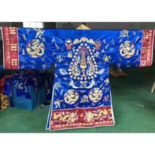 特卖正一法器 道袍 高功法衣 五龙法衣 粗金丝盘龙 仿手工 金线法