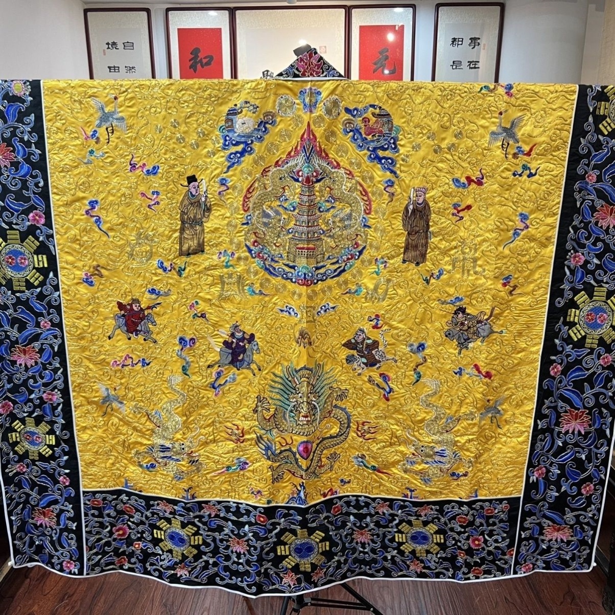 特卖道士服四季款复原清代五龙四帅法衣道家高功法衣降衣道袍多色