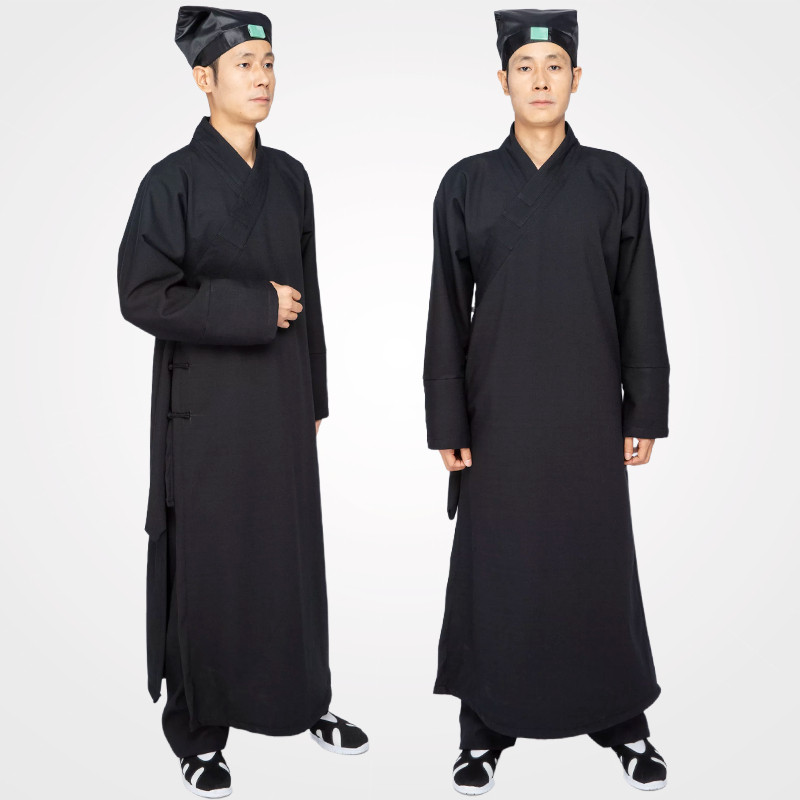 特卖传统道袍秋冬道服男装道袍冬季棉服外套衣女装中式道士服装男