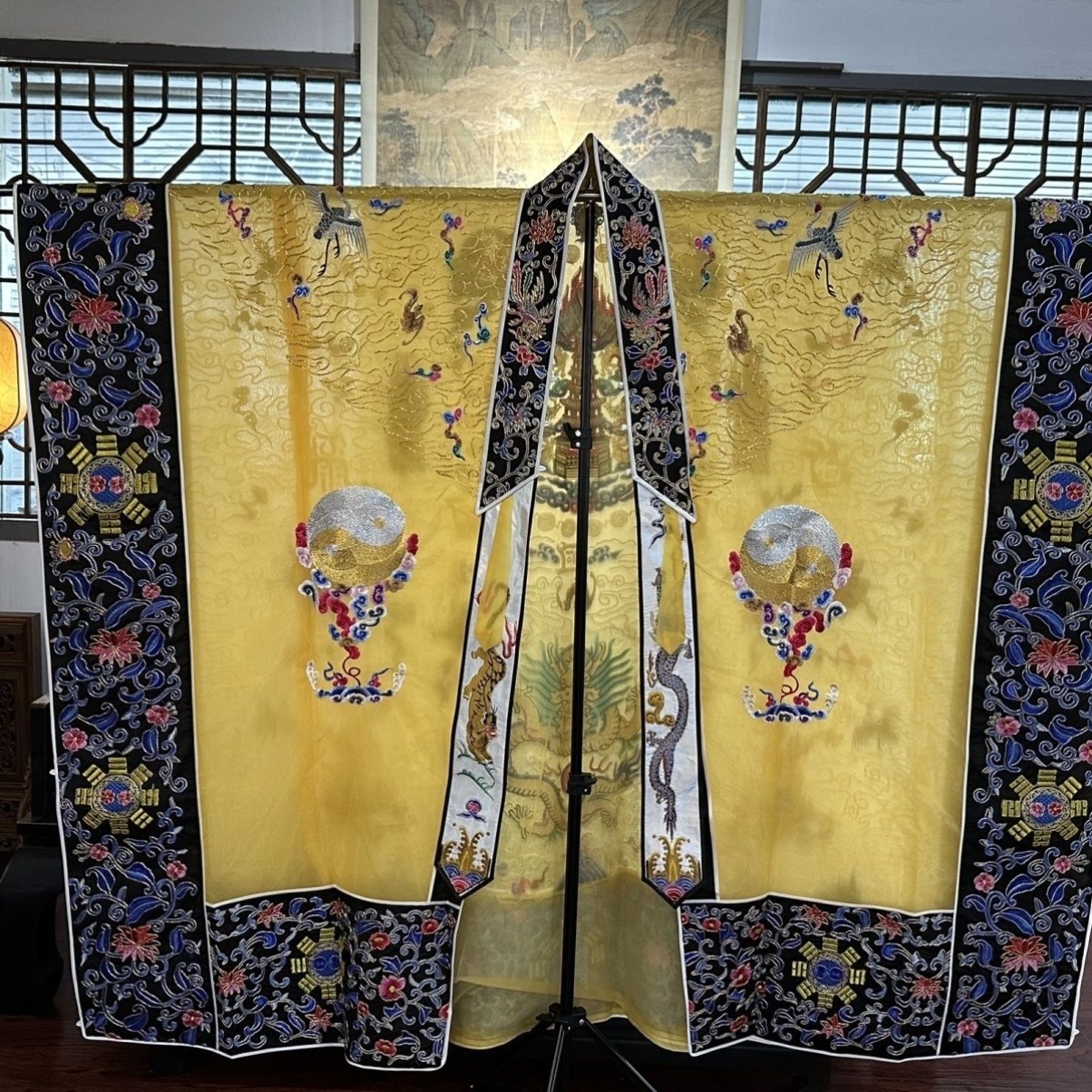 特卖道士服夏季轻薄纱料复原清代五龙四帅道家高功法衣降衣道袍