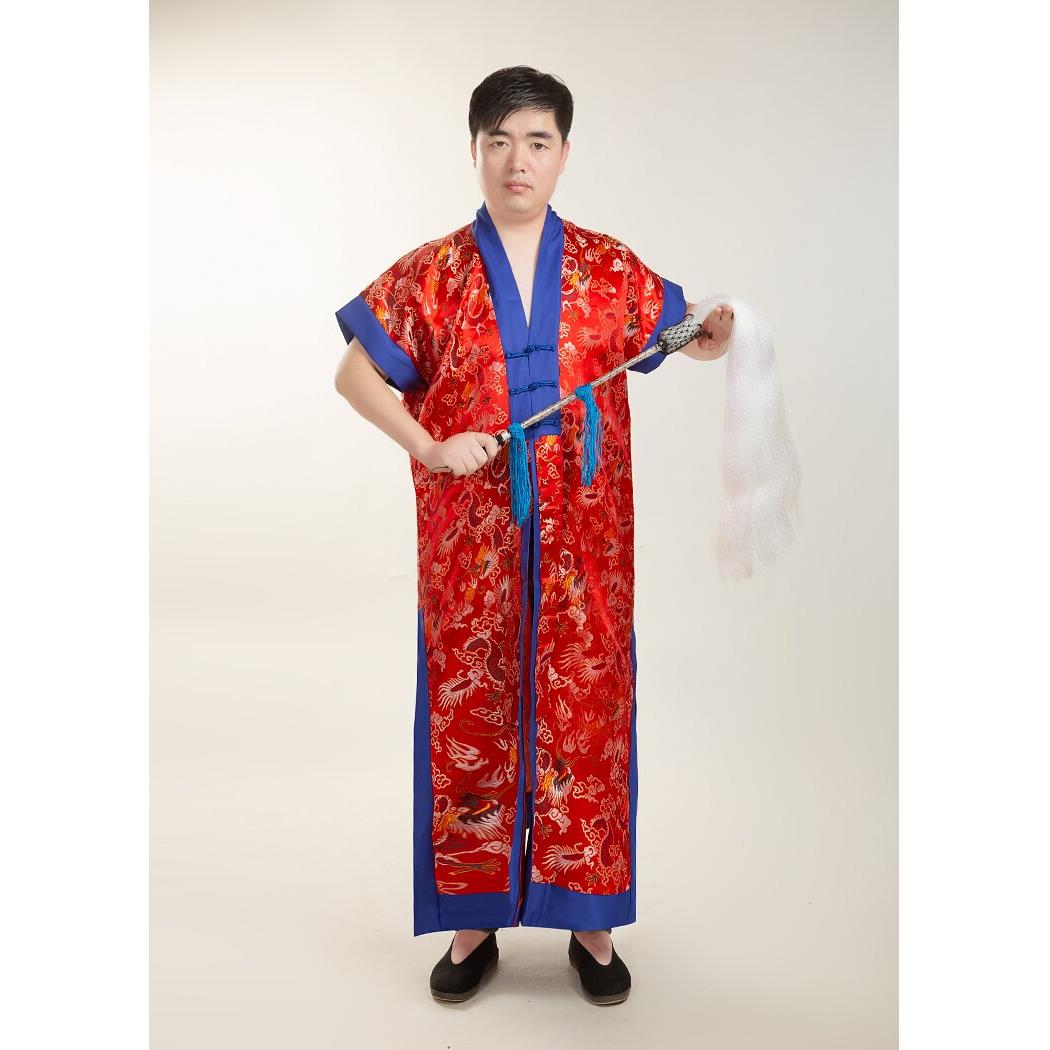 特价道士服装长袍/用品/道服法衣/道袍 经衣 黄色法衣 无袖龙袍戏