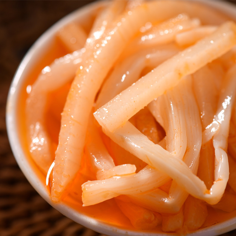 广西桂林即食酸笋嫩爽脆笋尖红油辣椒酸笋开罐即吃螺蛳粉米粉配料