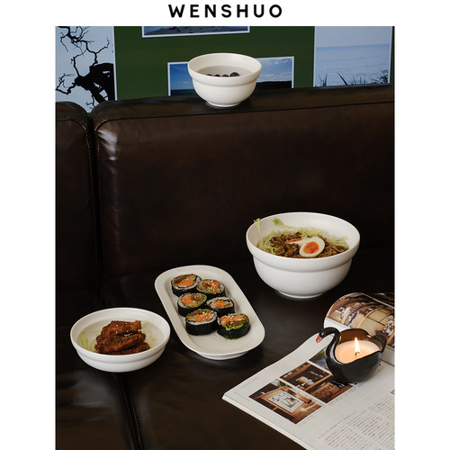 WENSHUOins韩式拉面碗一人食