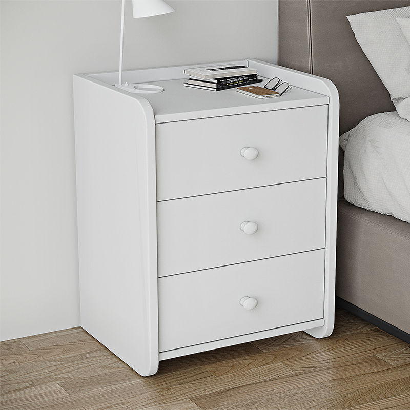 床头柜现代简约轻奢卧室床边收纳柜出租房用小柜子简易床边储物柜