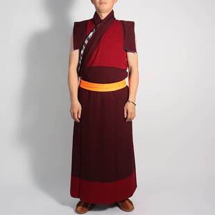 【长袍】喇嘛服装春秋新款东嘎西藏僧衣外套居士服长款坎肩和尚服