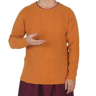 喇嘛服装秋冬保暖内衣珊瑚绒加厚加绒防寒防风打底上衣居士藏地僧