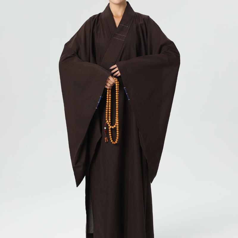 优选济缘海青居士服女皈依服装男士和尚衣服僧衣僧服不透明海清青