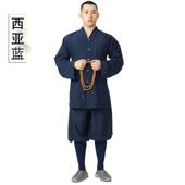 亚麻套装 优选济缘僧服短褂大褂夏季 薄款 女比丘尼男出家人僧衣僧人