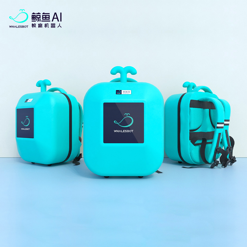 Whales Bot鲸鱼机器人多功能AI编程机器人可DIY创意表情编程书包