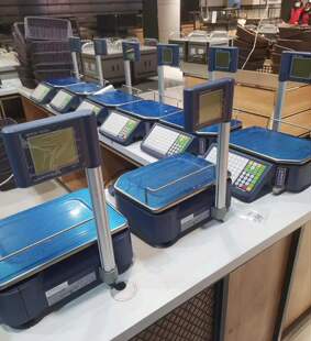 托利多Ai 秤bplus电子称超市bcom打码新款生鲜蔬菜3880条码秤