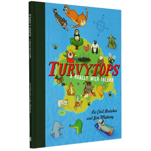 【自营】英文原版 Turvytops  A Really Wild Island 插画系绘本