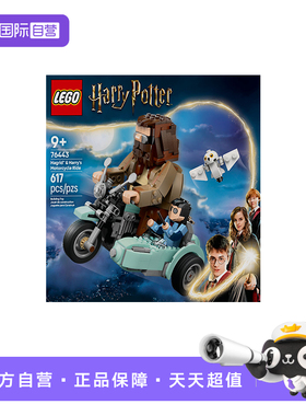 【自营】LEGO乐高76443海格与哈利的摩托车之旅哈利波特系列积木