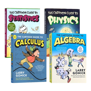 【自营】爆笑科学漫画 英文原版 The Cartoon Guide to Physics Chemistry Biology 统计/生物/环境/遗传学/化学/几何学/微积分