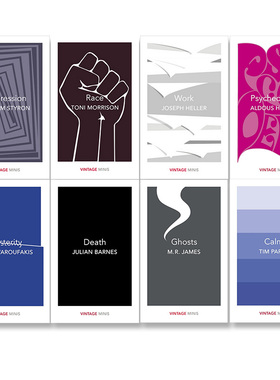 【自营】英文原版Vintage Minis小彩虹系列 8册套装合集 工作 抑郁 种族 死亡 幽灵 约瑟夫·海勒 Penguin UK