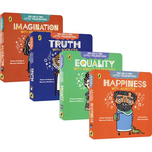 哲学家盒装儿童英语故事绘本