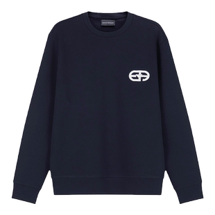 【自营】EA阿玛尼 春秋款 男士圆领长袖卫衣运动衫8N1ML7 1JHSZ