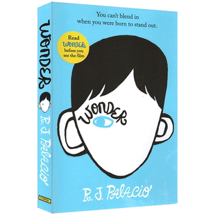 【自营】英文原版 Wonder 奇迹男孩 青春励志 纽约时报热销英文书 文学同名电影原著 搭配flipped夏洛的网Charlotte's Web