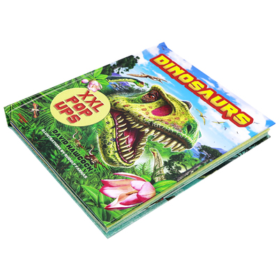 【自营】恐龙3D立体书英文原版XXL Pop Up Dinosaurs儿童趣味科普百科活动与玩具书亲子互动精装大开本立体书恐龙知识认知 Nui Nui