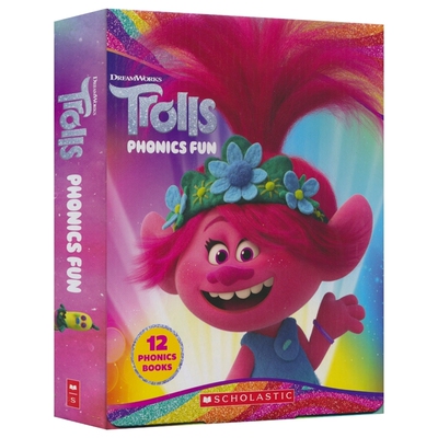 【自营】Phonics Fun (Trolls) Box Set 10 Readers 2 Workbooks 魔发精灵自然拼读 10本读本 2本练习册 儿童英语高频词 英文原版
