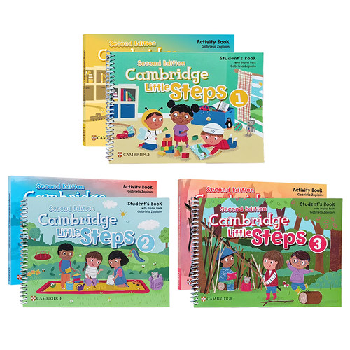 【自营】剑桥 Cambridge Little Steps 第二版剑桥少儿英语  1/2/3级学生书练习册3-6岁幼儿学龄前读写启蒙认知语言表达幼儿园教材