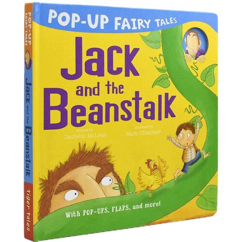 【自营】Pop-Up Jack and the Beanstalk 杰克与魔豆 立体童话英语故事绘本 英国小老虎出版社 英文原版进口图书