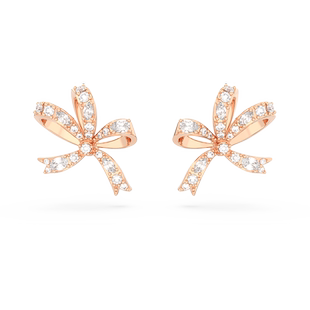 【自营】Swarovski/施华洛世奇VOLTA 耳钉 小小心“丝”生日礼物