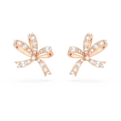 【自营】Swarovski/施华洛世奇VOLTA 耳钉 小小心“丝”生日礼物