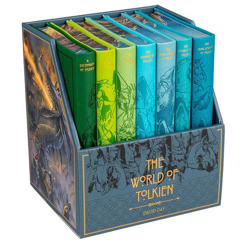【自营】预售 英文原版  皮面精装 World of Tolkien Seven-Book Boxed Set 托尔金作品7册套装 （第二版）