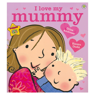Giles 自营 Mummy Andreae 英文原版 Love 儿童英语启蒙 进口图书 名家亲子绘本 我爱妈妈