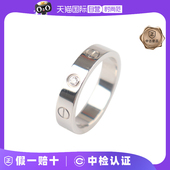 LOVE结婚对戒镶嵌1颗戒指 卡地亚 自营 中古95新Cartier