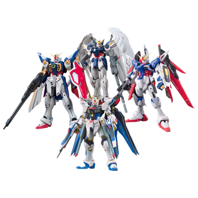 【自营】万代RG突击自由强袭命运正义飞翼强化红异端高达拼装模型