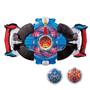 【自营】万代 DX罗布奥特曼 罗索布鲁回旋闪光变身器水晶中文发声