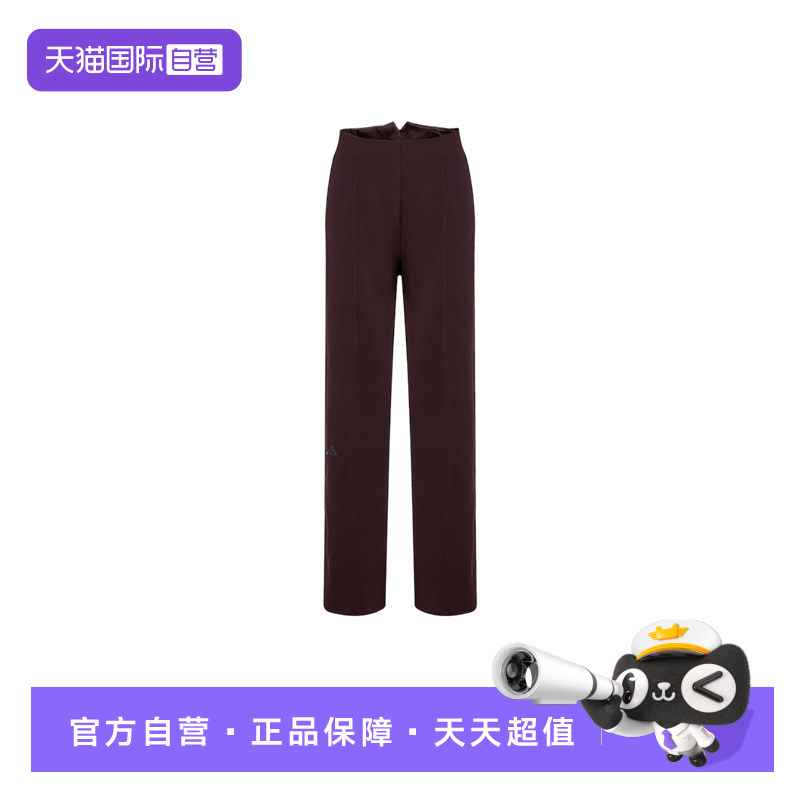 【自营】adidas阿迪达斯女三条纹直筒运动西装裤针织长裤HY2117