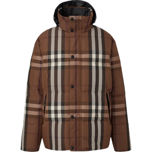 【自营】BURBERRY/博柏利男款双面两穿隐藏帽鹅绒羽绒服 8058546
