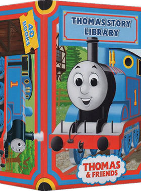 【自营】英文原版 Thomas And Firends Story Library 小火车托马斯和他的朋友们  40册超大礼盒装 卡通情绪绘本 3-6岁