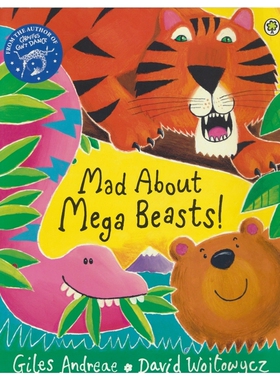 【自营】Mad About Mega Beasts 大家伙好凶猛 英国最佳儿童绘本奖 英语动物故事绘本 英文原版进口 图书