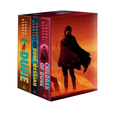 【自营】英文原版 沙丘三部曲 豪华版套装 Frank Herberts Dune Saga 3-Book Deluxe Hardcover Boxed Set 科幻小说 弗兰克赫伯特