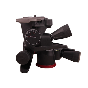 【自营】Manfrotto/曼富图 MHXPRO-3WG单反相机三脚架轻型齿轮云台三向云台微距静物微调三维三向气泡水平仪