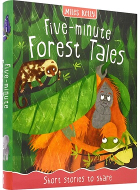 【自营】Five-minute Forest Tales 五分钟故事 森林动物 睡前读物 培养英语语感 5岁+ 英文原版进口儿童图书