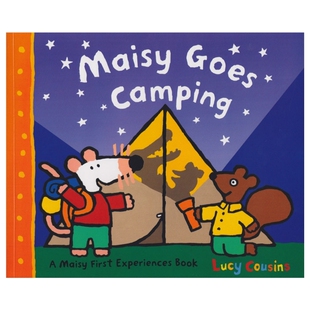 亲子英语 英文原版 First Camping 小鼠波波去露营 Goes Maisy Experiences 早教 低幼英文启蒙必收绘本 自营