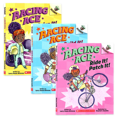 【自营】Acorn 学乐橡树种子系列极速跑道3册进口英文原版 Racing Ace 1-3儿童冒险桥梁全彩章节书小学生英语学习课外读物学乐橡果