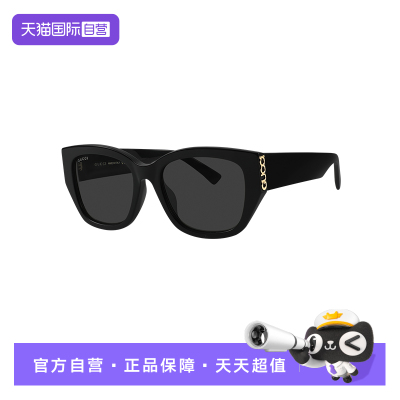 【自营】GUCCI/古驰女款太阳镜板材宽腿时尚墨镜配饰GG2043SA